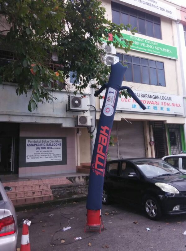 Straight Tube Skydancer with Simple Arms 10ft tall - Image 2