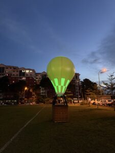 Helium Hot Air Balloon Replica