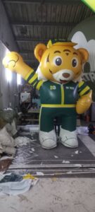 Brainy Bunch Tiger Inflatable Mascot Brainy Bunch Tiger Inflatable Mascot