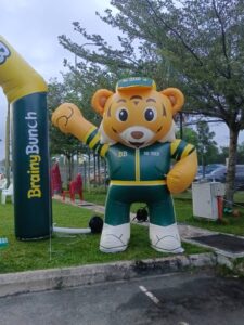 Brainy Bunch Tiger Inflatable Mascot