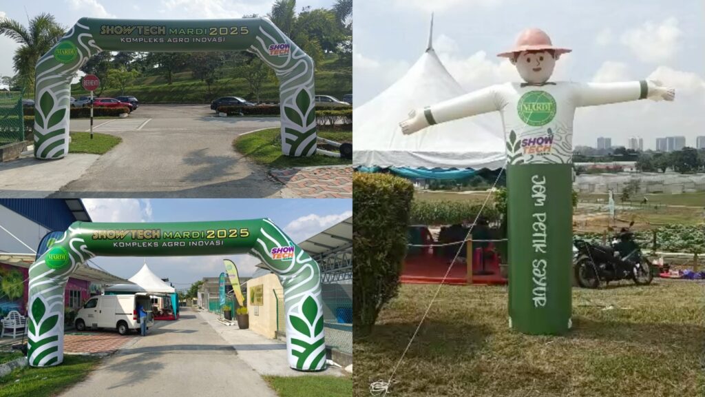 Show Tech MARDI 2025 Inflatable Arch and Skydancer