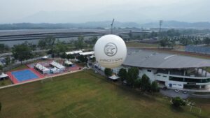 Giant Advertising Balloon at the Proton Car Factory, Tanjung Malim Giant Advertising Balloon at the Proton Car Factory, Tanjung Malim