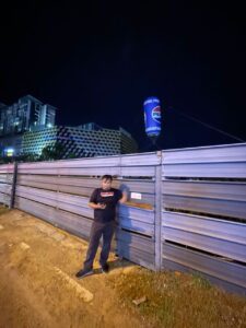 Pepsi Cola Inflatable Can at Kuching, Sarawak, Malaysia