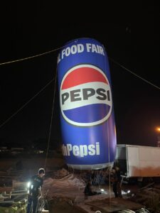 Pepsi Cola Inflatable Can at Kuching, Sarawak, Malaysia