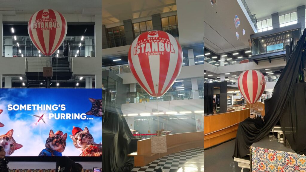 Hot Air Balloon Replica for AirAsia Istanbul Route Launch