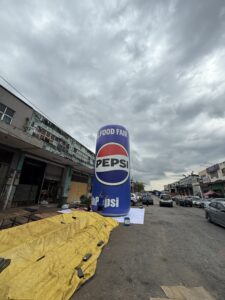 Pepsi Cola Inflatable Can at Kuching, Sarawak, Malaysia