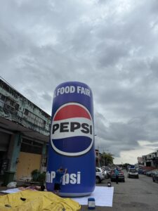 Pepsi Cola Inflatable Can at Kuching, Sarawak, Malaysia
