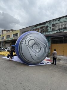 Pepsi Cola Inflatable Can at Kuching, Sarawak, Malaysia