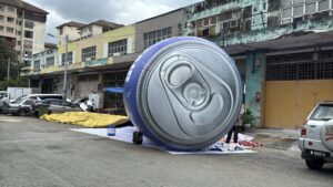 Pepsi Cola Inflatable Can at Kuching, Sarawak, Malaysia