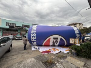 Pepsi Cola Inflatable Can at Kuching, Sarawak, Malaysia