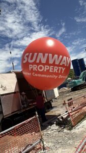 Sunway Cochrane Giant Balloon at Jalan Cochrane Sunway Cochrane Giant Balloon at Jalan Cochrane