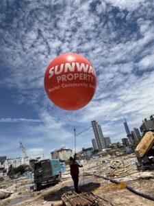 Sunway Cochrane Giant Balloon at Jalan Cochrane Sunway Cochrane Giant Balloon at Jalan Cochrane