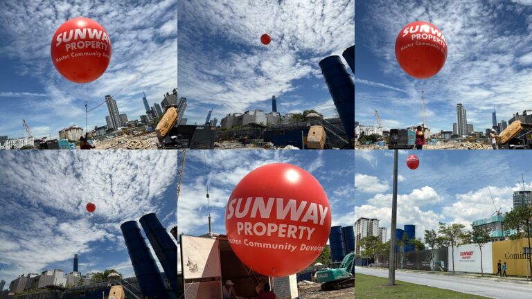 Sunway Cochrane Giant Balloon at Jalan Cochrane