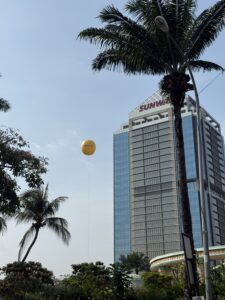 Mr. DIY Giant Advertising Balloon at Sunway Pyramid  Mr. DIY Giant Advertising Balloon at Sunway Pyramid