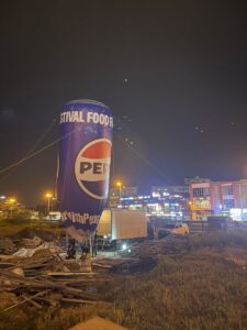 Pepsi Cola Inflatable Can at Kuching, Sarawak, Malaysia