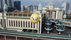 Mr. DIY Giant Advertising Balloon at Sunway Pyramid  Mr. DIY Giant Advertising Balloon at Sunway Pyramid