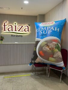 Faiza Spice Packaging Inflatable Replica
