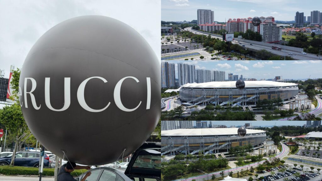 Giant Advertising Balloon for DeRUCCI at the Big Home Expo (23–26 Oct) in Stadium Bukit Jalil.