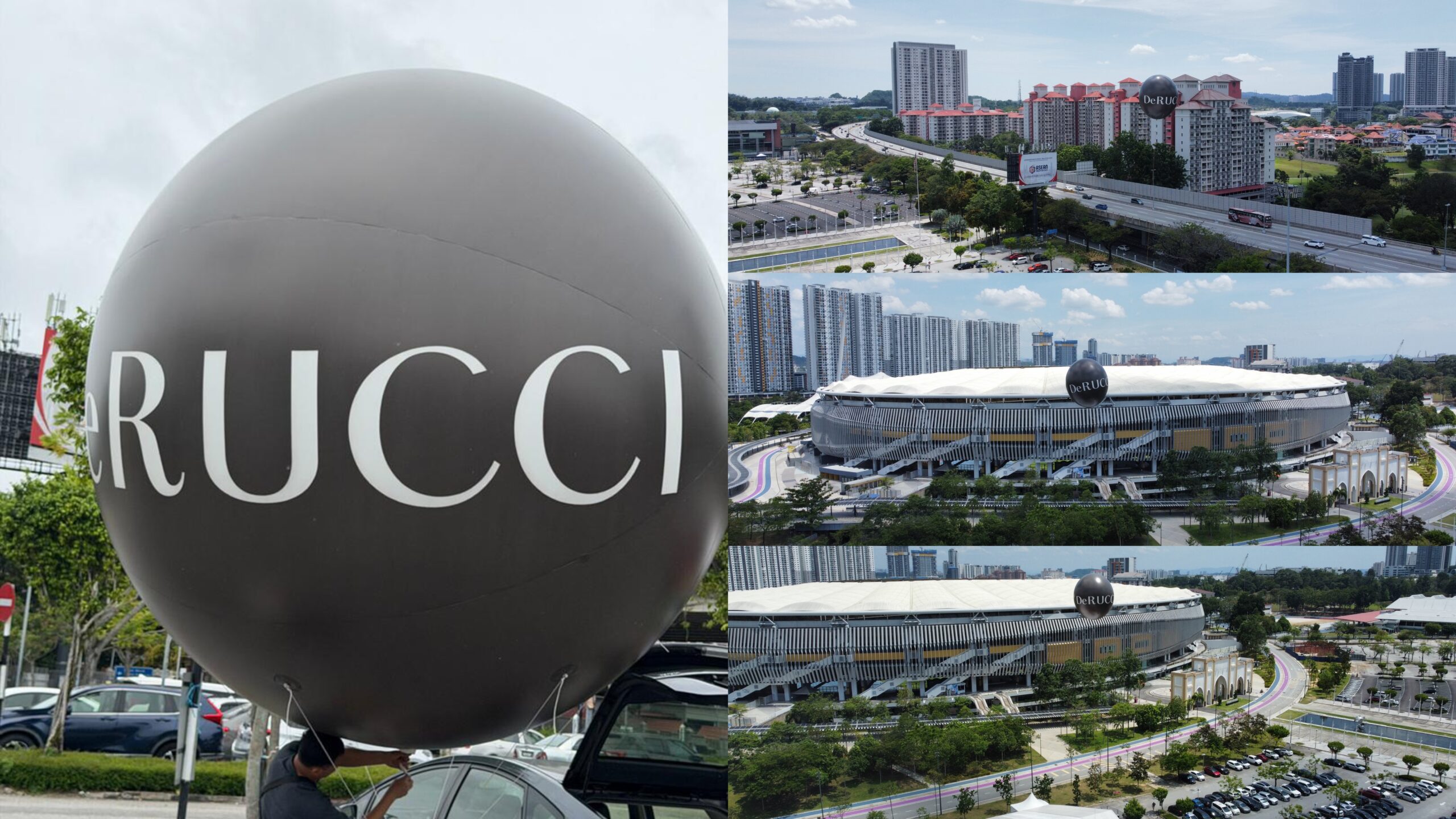 Giant Advertising Balloon for DeRUCCI at the Big Home Expo (23–26 Oct) in Stadium Bukit Jalil.