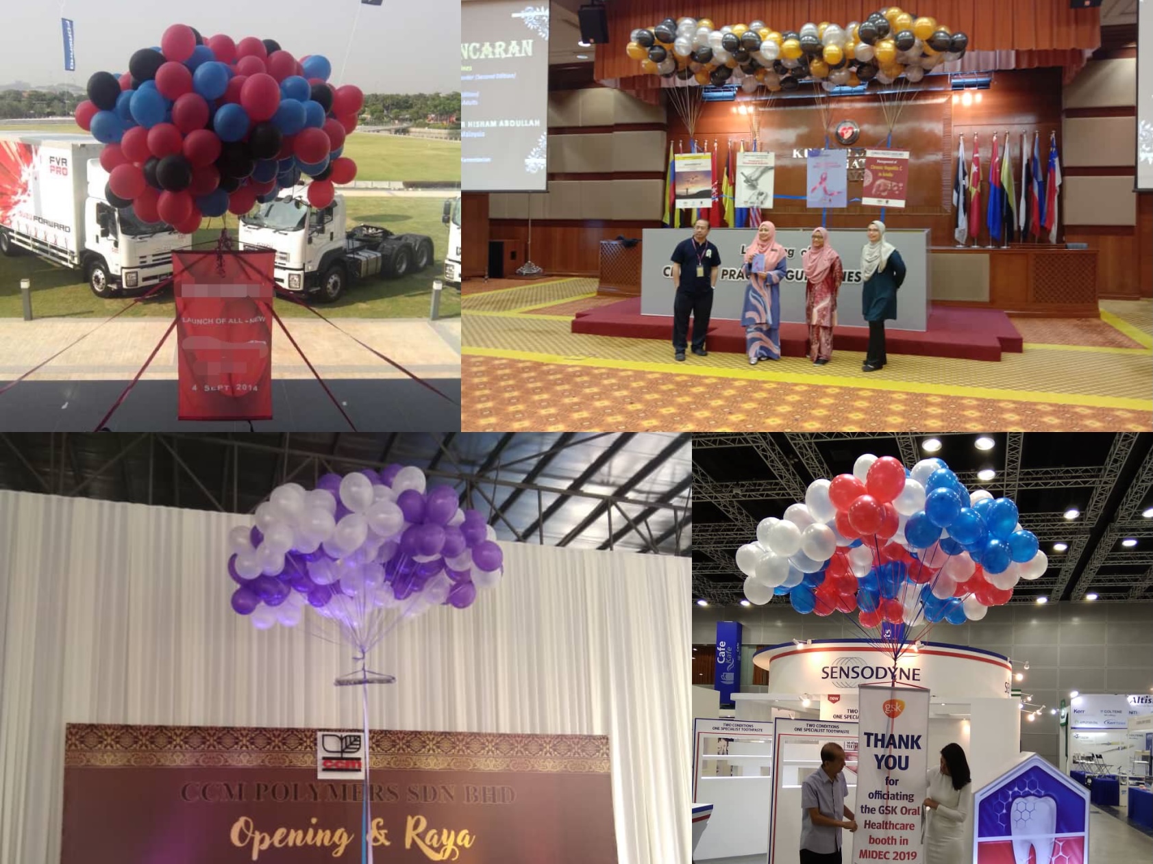 Upacara potong dan lepasan belon di Malaysia