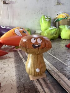 Vegetable Inflatable Replica at NS Fest 2025 in Nilai, Negeri Sembilan