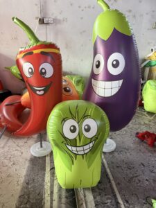 Vegetable Inflatable Replica at NS Fest 2025 in Nilai, Negeri Sembilan