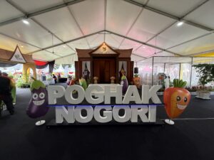 Vegetable Inflatable Replica at NS Fest 2025 in Nilai, Negeri Sembilan