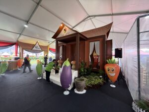 Vegetable Inflatable Replica at NS Fest 2025 in Nilai, Negeri Sembilan