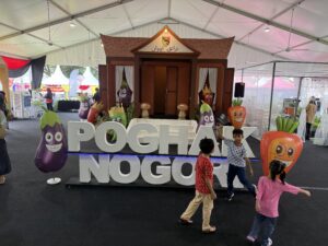 Vegetable Inflatable Replica at NS Fest 2025 in Nilai, Negeri Sembilan