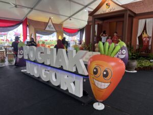 Vegetable Inflatable Replica at NS Fest 2025 in Nilai, Negeri Sembilan