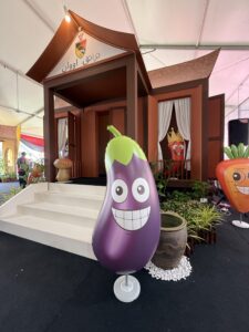 Vegetable Inflatable Replica at NS Fest 2025 in Nilai, Negeri Sembilan