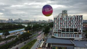 Lighted Giant Balloon at JL99 Group’s Hong Kong Nostalgia Bazaar