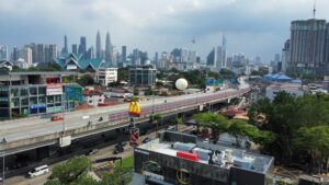 Giant Moon Helium Balloon at McDonald’s Titiwangsa, Kuala Lumpur