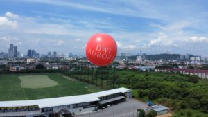 Giant Advertising Balloon at Surya PJ, Dwi Aurora Condominium Property Launching Giant Advertising Balloon at Surya PJ, Dwi Aurora Condominium Property Launching