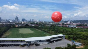 Giant Advertising Balloon at Surya PJ, Dwi Aurora Condominium Property Launching Giant Advertising Balloon at Surya PJ, Dwi Aurora Condominium Property Launching